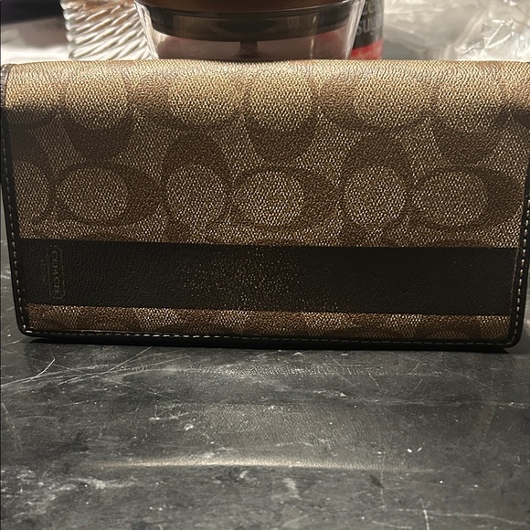 Coach Handbags - Coach Signature Slim Envelope Wallet-Classic Monogram